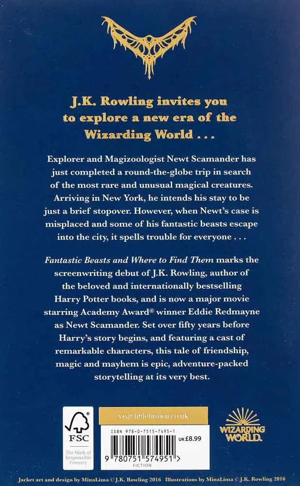 Fantastic Beasts and Where to Find Them (Harry Potter)(J.K. Rowling) - 買書書 BuyBookBook