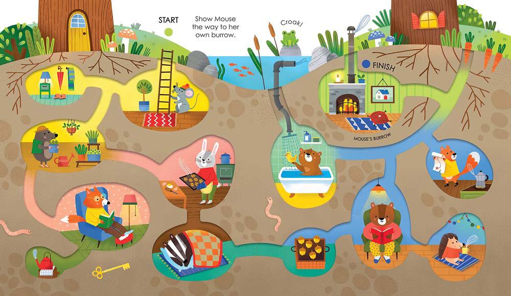 Fingertrail Mazes (Felicity Brooks)-Activity: 益智解謎 Puzzle & Quiz-買書書 BuyBookBook