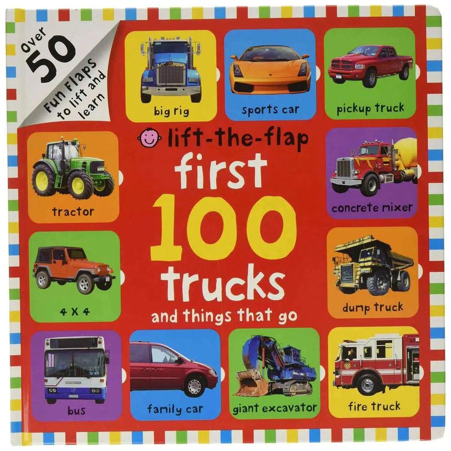 First 100 Lift-the-Flap - Trucks and Things That Go (Board Book) Priddy
