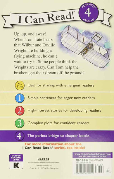 First Flight - The Story of Tom Tate and the Wright Brothers (I Can Read! L4) - 買書書 BuyBookBook