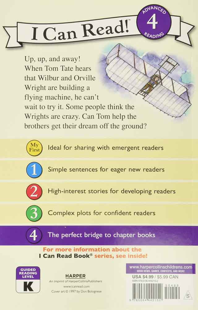 First Flight - The Story of Tom Tate and the Wright Brothers (I Can Read! L4) - 買書書 BuyBookBook