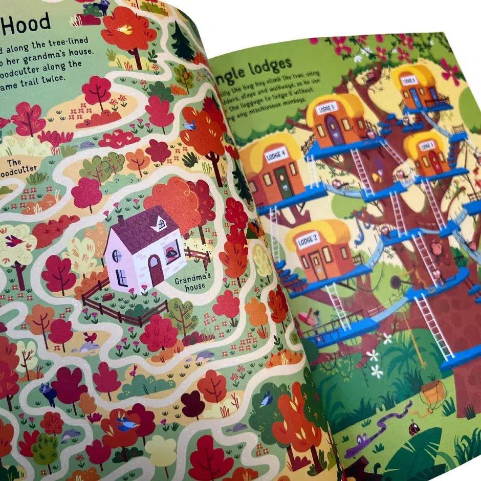 Forest Maze (Usborne Book and Jigsaw) (300 pcs) - 買書書 BuyBookBook