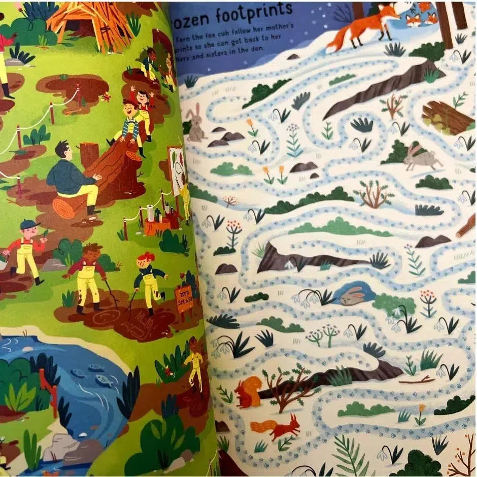 Forest Maze (Usborne Book and Jigsaw) (300 pcs) - 買書書 BuyBookBook