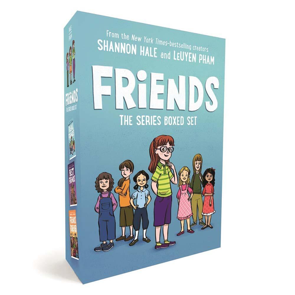 Friends #01 - 03 The Series Boxed Set (3 Books) (Shannon Hale) (LeUyen Pham) (Real Friends, Best Friends, Friends Forever) First Second