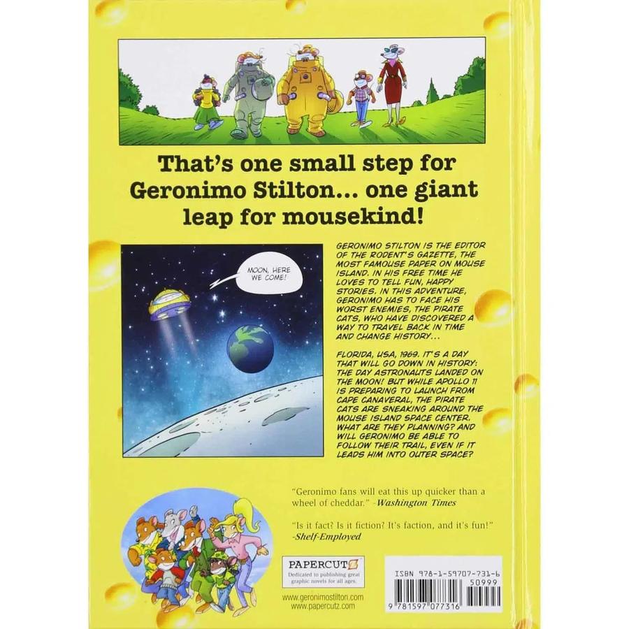 Geronimo Stilton Graphic Novel #14 The First Mouse on the Moon (Hardcover) Macmillan US