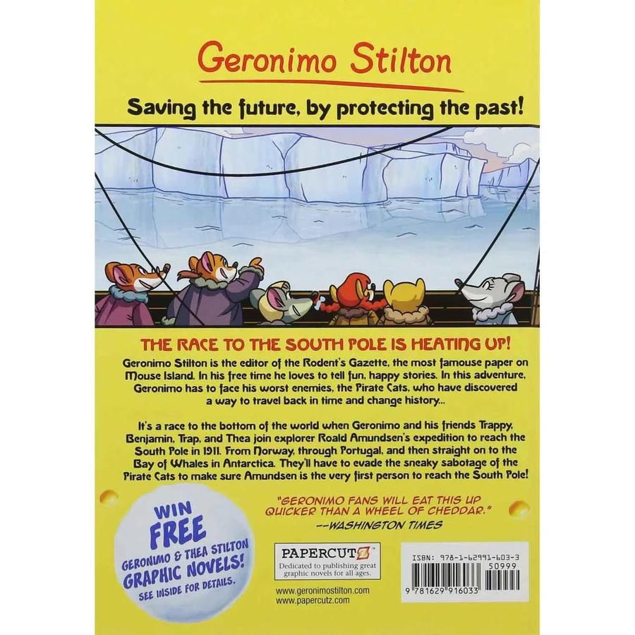 Geronimo Stilton Graphic Novel #18 First to the Last Place on Earth (Hardcover) Macmillan US