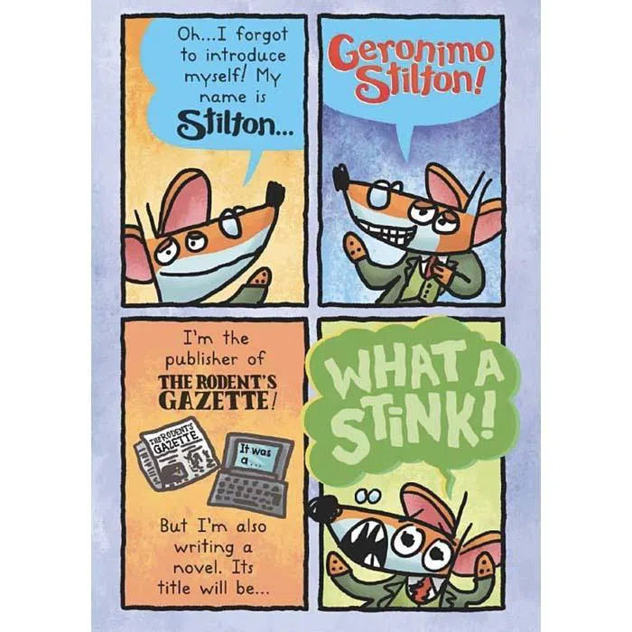 Geronimo Stilton The Graphic Novel #01 The Sewer Rat Stink Scholastic
