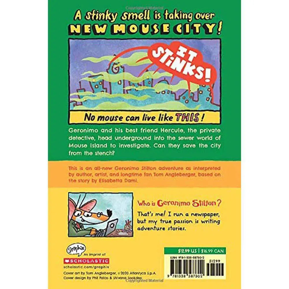 Geronimo Stilton The Graphic Novel #01 The Sewer Rat Stink Scholastic