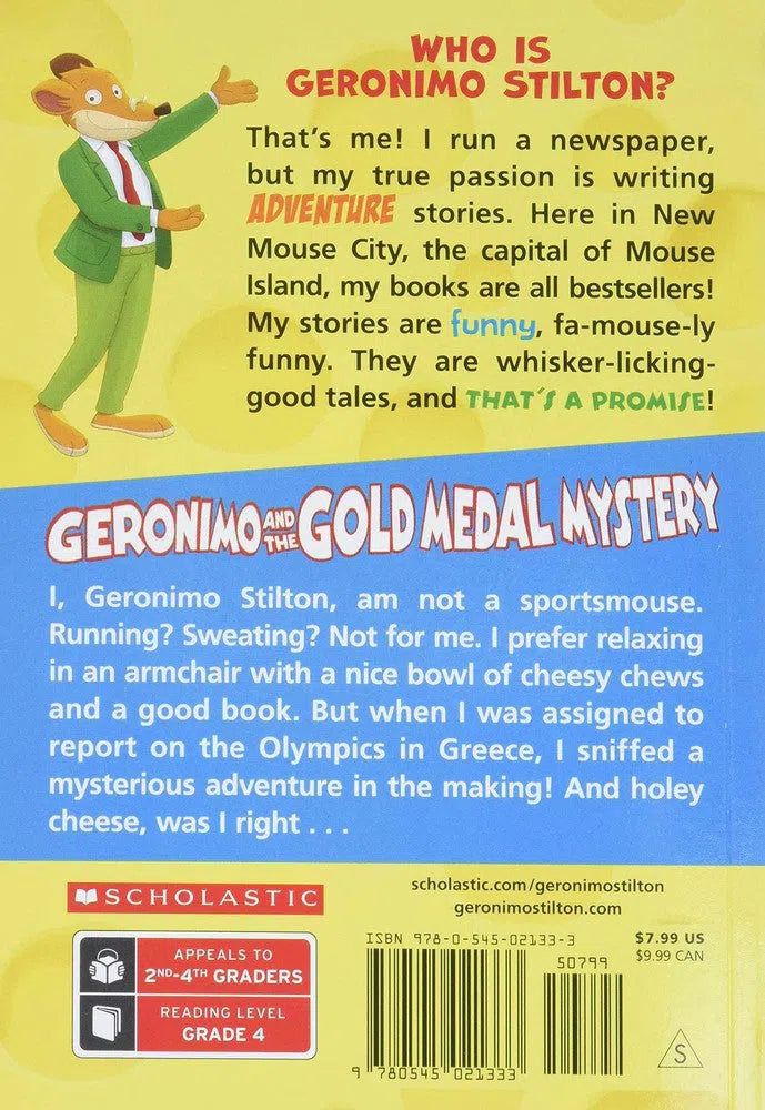 Geronimo Stilton #33 Geronimo and the Gold Medal Mystery - 買書書 BuyBookBook