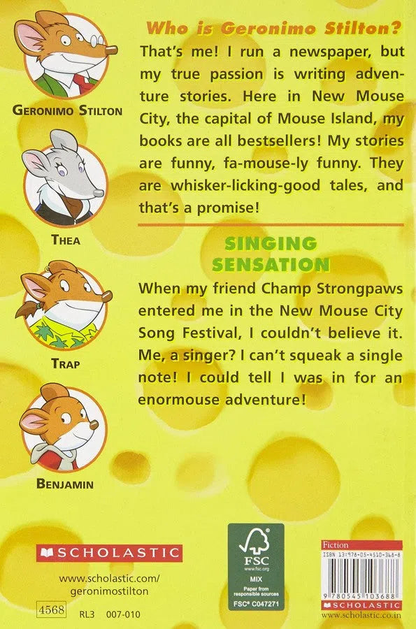 Geronimo Stilton #39 Singing Sensation - 買書書 BuyBookBook
