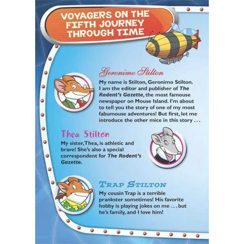 Geronimo Stilton The Journey Through Time #1-8 (8 books bundle) Scholastic