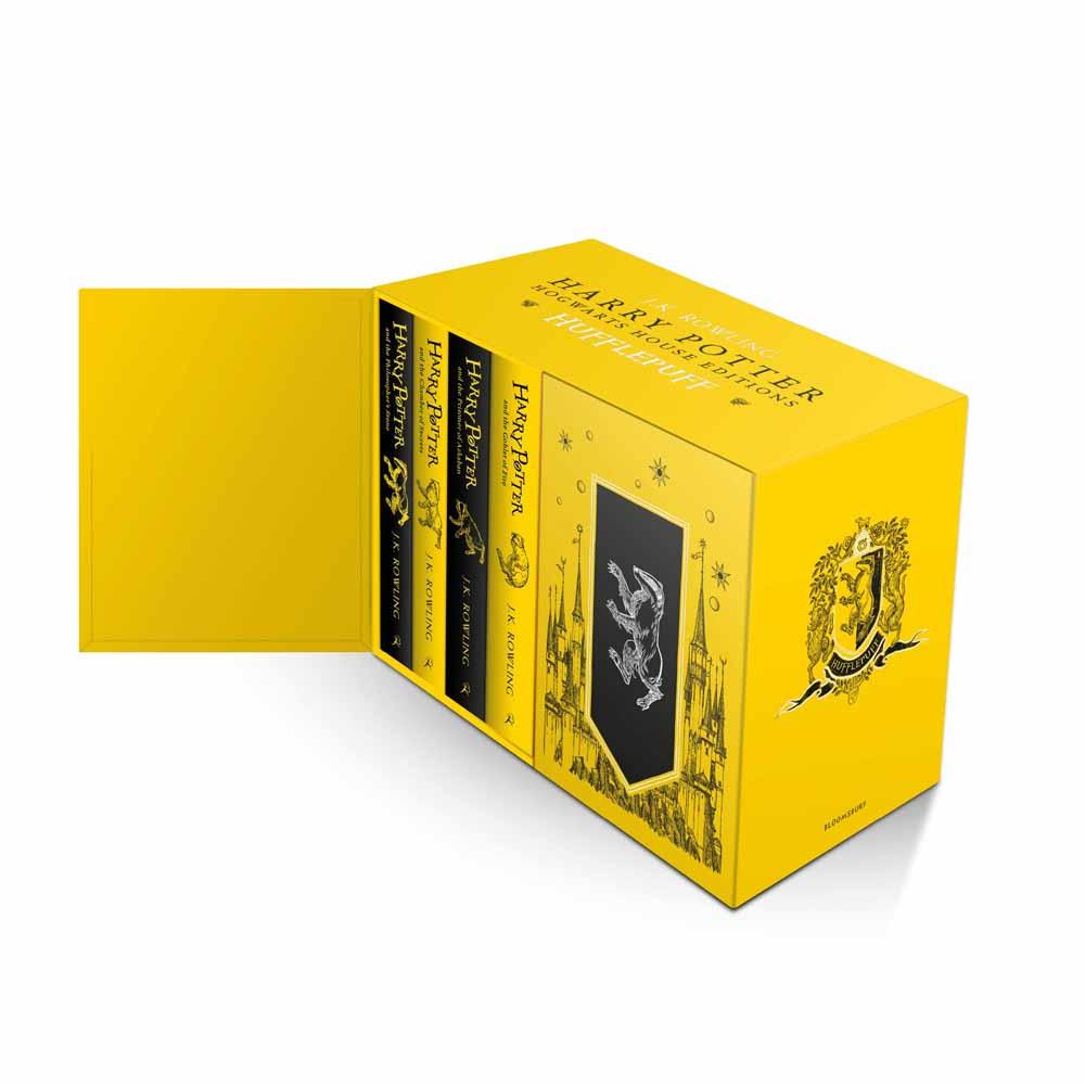 Harry Potter Hufflepuff House Editions Box Set (7 Books) (J.K. Rowling) - 買書書 BuyBookBook