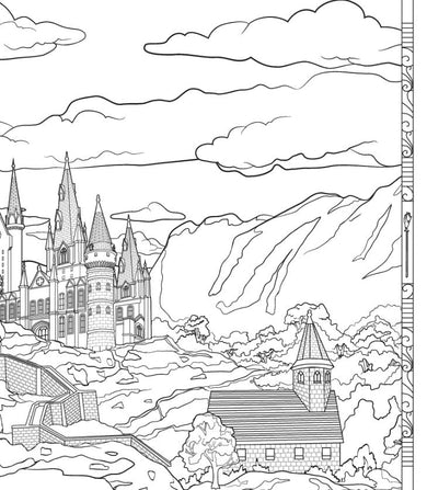 Harry Potter Magical Places and Characters Colouring Book 3 (Warner Brothers)-Activity: 繪畫貼紙 Drawing & Sticker-買書書 BuyBookBook