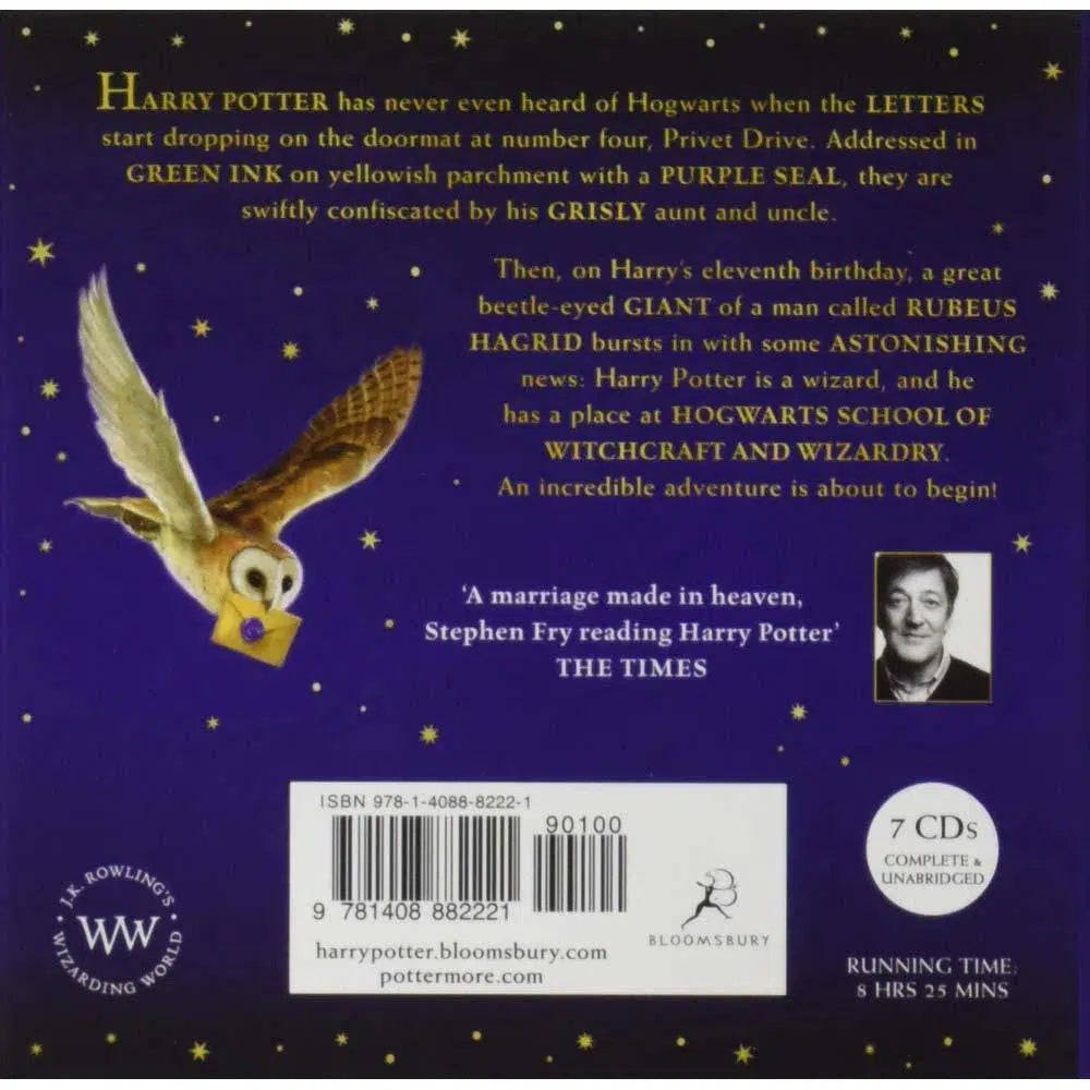 Harry Potter #01 - Harry Potter and the Philosopher's Stone (Audio CD) Bloomsbury