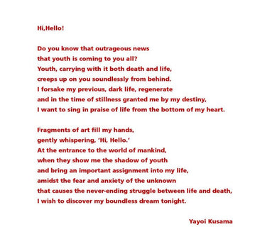 Hi, Konnichiwa (Yayoi Kusama Art Book)-Nonfiction: 藝術宗教 Art & Religion-買書書 BuyBookBook