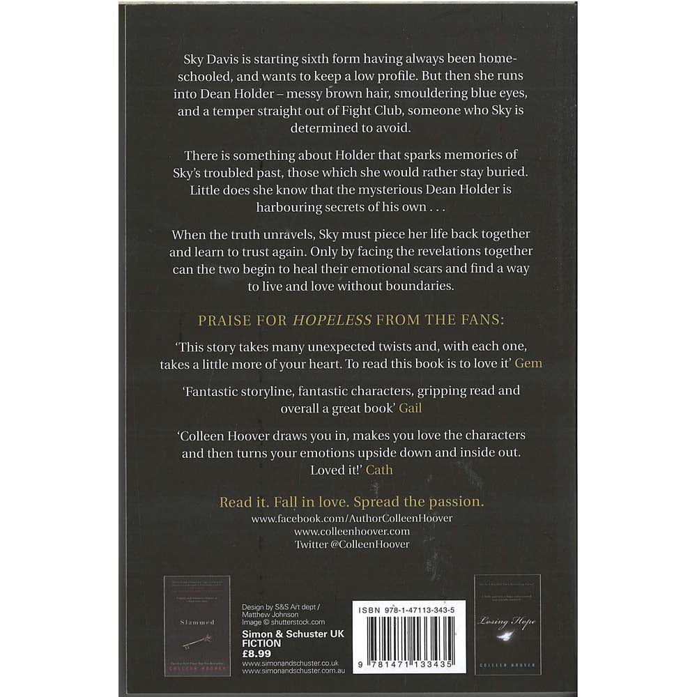 Hopeless (Colleen Hoover)-Fiction: 劇情故事 General-買書書 BuyBookBook