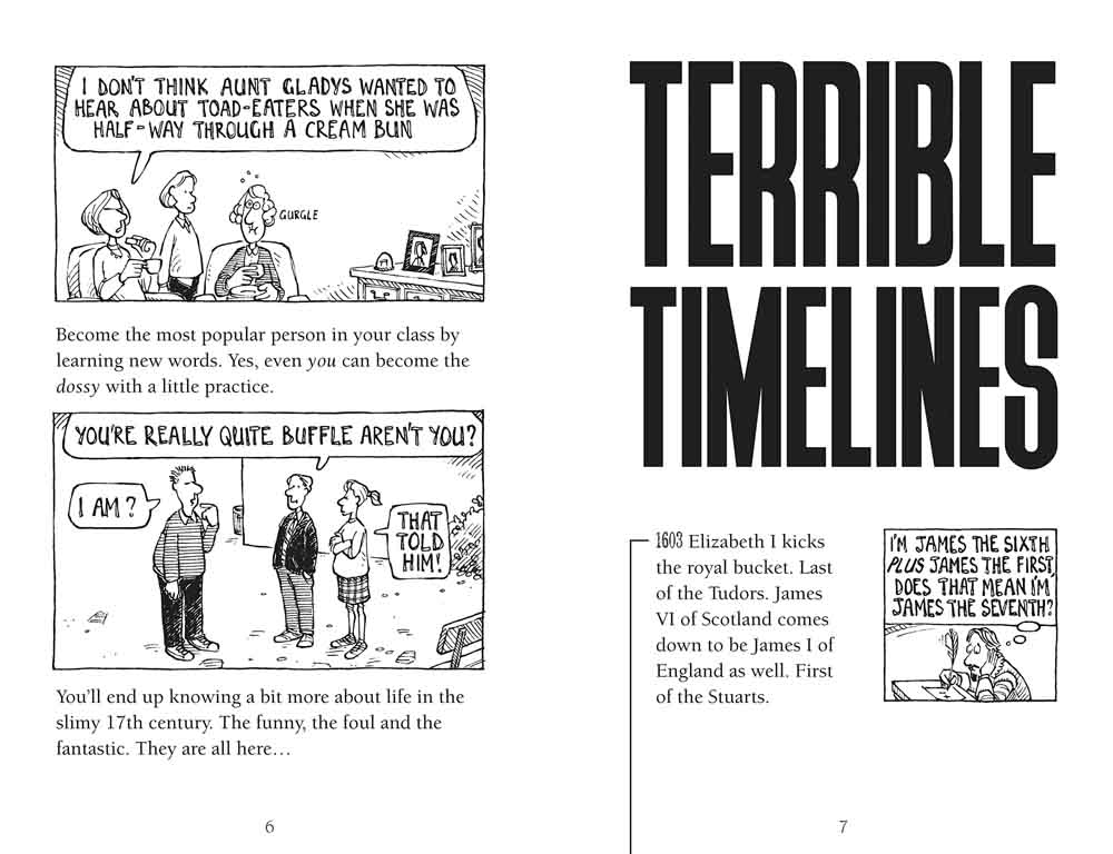 Horrible Histories - Slimy Stuarts (Newspaper ed.) - 買書書 BuyBookBook