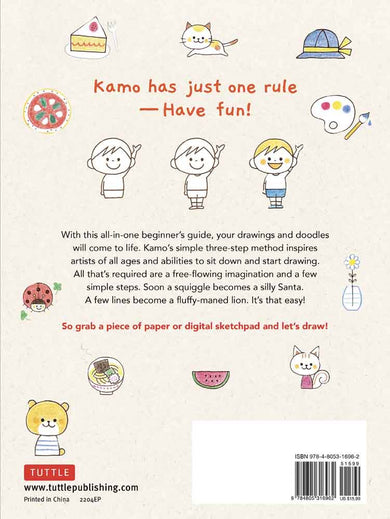 How to Draw Cute Doodles and Illustrations-Activity: 繪畫貼紙 Drawing & Sticker-買書書 BuyBookBook