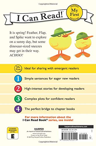 ICR: Duck, Duck, Dinosaur: Spring Smiles (I Can Read! L0 My First)-Fiction: 橋樑章節 Early Readers-買書書 BuyBookBook