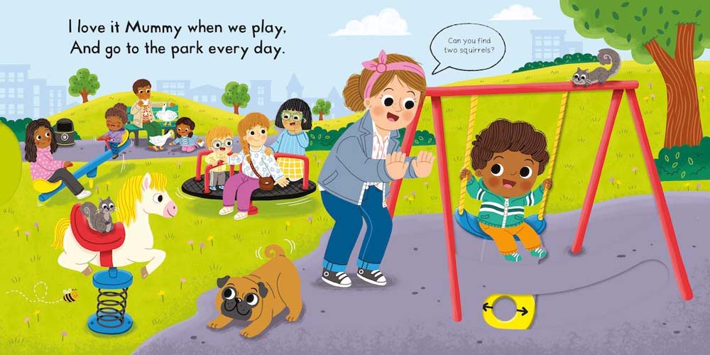 I Love My Mummy (Campbell Busy Books)-Nonfiction: 學前基礎 Preschool Basics-買書書 BuyBookBook