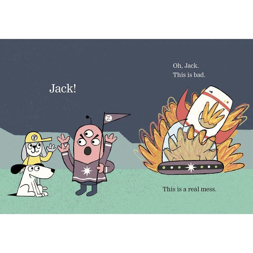 Jack Book, A #02 Jack Blasts Off (Hardcover) (Mac Barnett) PRHUS