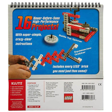 Klutz LEGO Bundle (4 sets bundle)- Gadgets, Chain Reactions, Crazy Action Contraptions, Make your own Movie Klutz