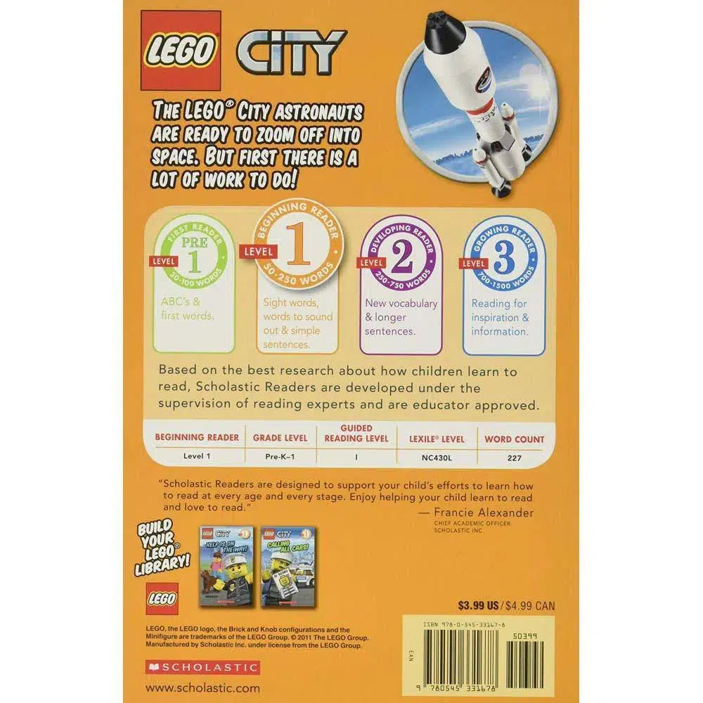 LEGO City Level 1 - 3, 2, 1 Liftoff! (Paperback) Scholastic