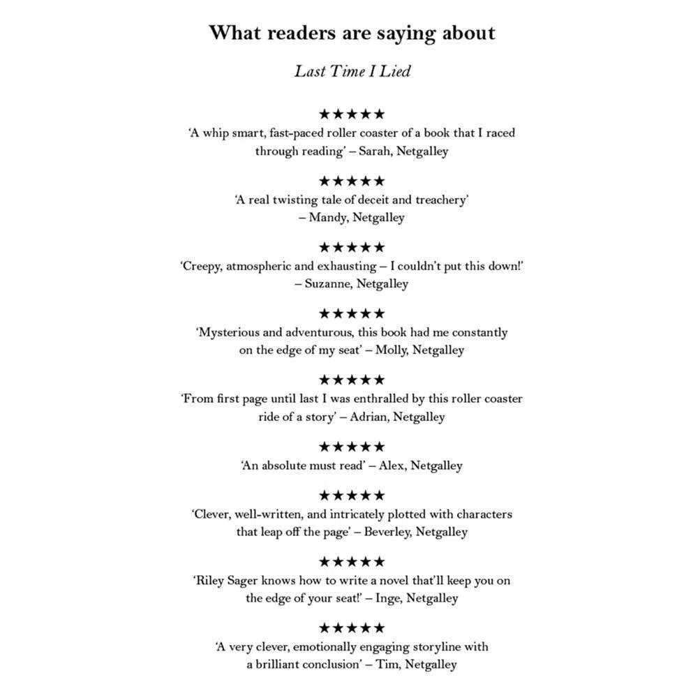 Last Time I Lied Penguin UK