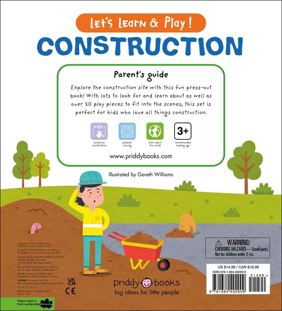 Let's Learn & Play! Construction-Nonfiction: 學前基礎 Preschool Basics-買書書 BuyBookBook