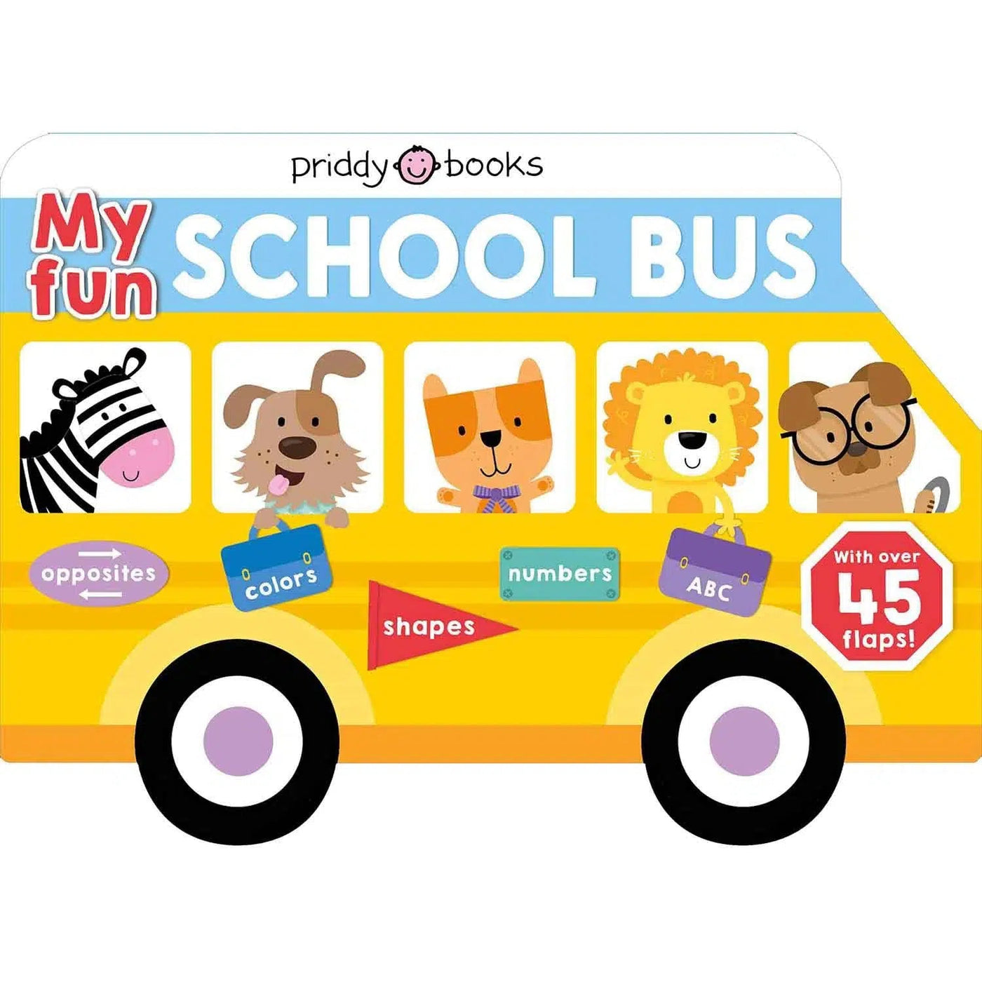 Lift-the-Flap Tab - My Fun School Bus (Board Book) Priddy