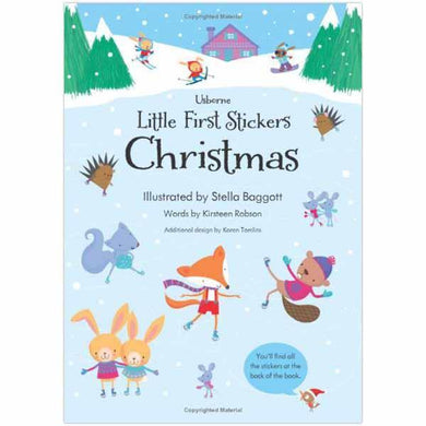 Little First Stickers Christmas Usborne