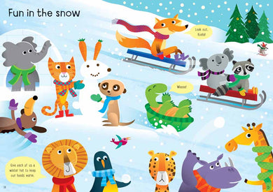 Little First Stickers Funny Hats Usborne