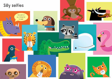Little First Stickers Funny Hats Usborne