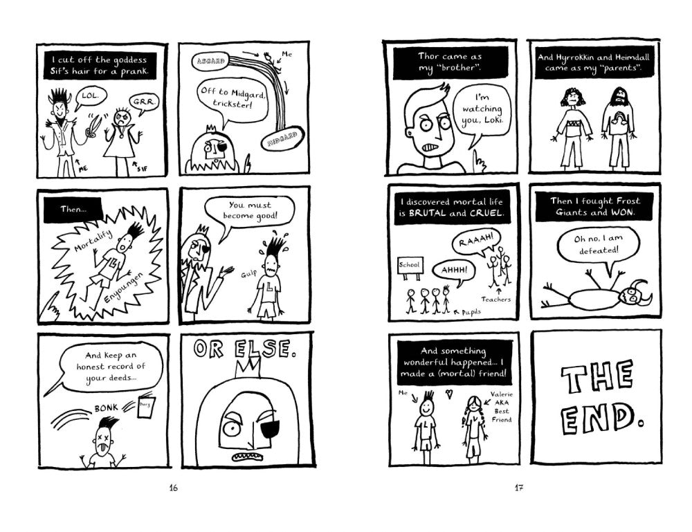 Loki #02 A Bad God's Guide to Taking the Blame (Louie Stowell)-Fiction: 神話傳說 Myth and Legend-買書書 BuyBookBook