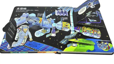 Look inside:浩瀚神祕的太空 (翻翻書)-非故事: 天文地理 Space & Geography-買書書 BuyBookBook