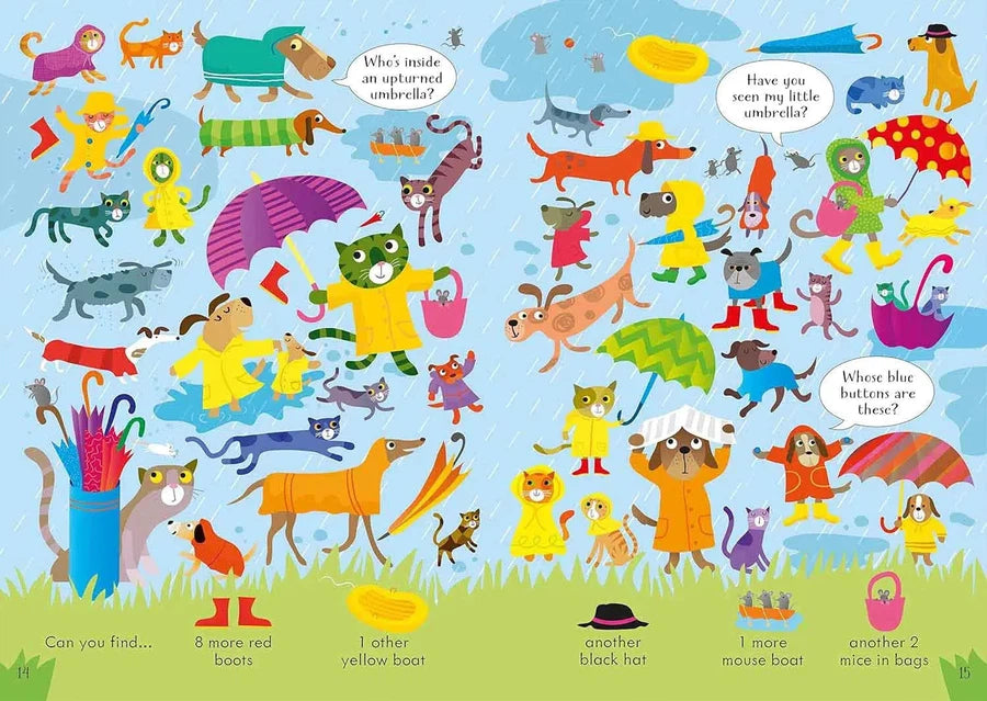 Look and Find Puzzles: Dogs and Cats (Kirsteen Robson)-Activity: 益智解謎 Puzzle & Quiz-買書書 BuyBookBook