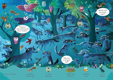 Look and Find Puzzles: Night Time (Kirsteen Robson)-Activity: 益智解謎 Puzzle & Quiz-買書書 BuyBookBook