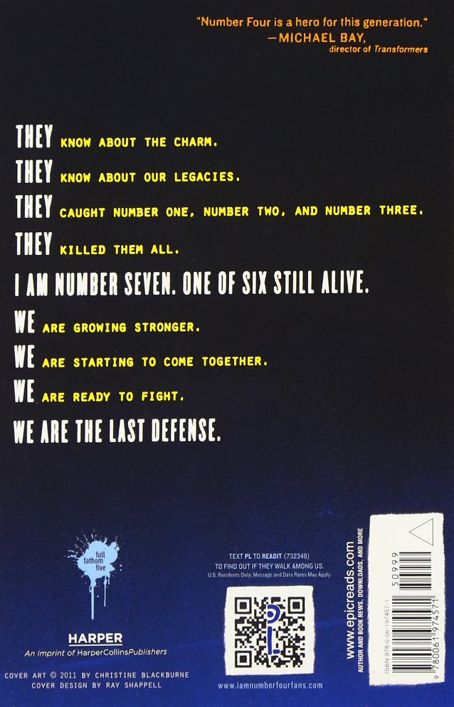 Lorien Legacies, #02 The Power of Six (Paperback) Harpercollins US