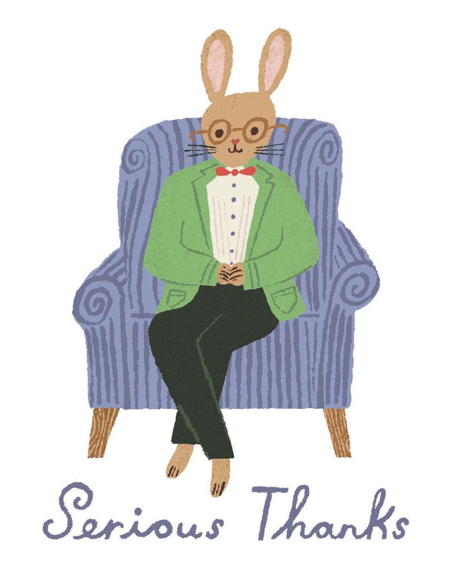 Love Muchly Greeting Cards: Thank You - Serious Thanks to You (Pack of 6)-Lifestyle and Leisure-買書書 BuyBookBook