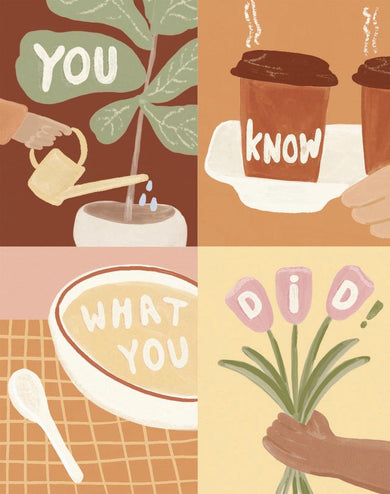 Love Muchly Greeting Cards: Thank You - You Know What You Did (Pack of 6)-Lifestyle and Leisure-買書書 BuyBookBook