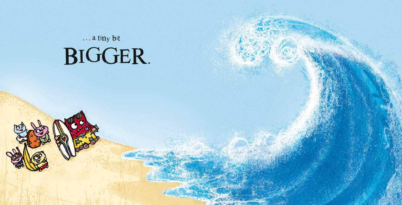 Love Monster #05 and the The Extremely Big Wave (Rachel Bright)-Fiction: 兒童繪本 Picture Books-買書書 BuyBookBook