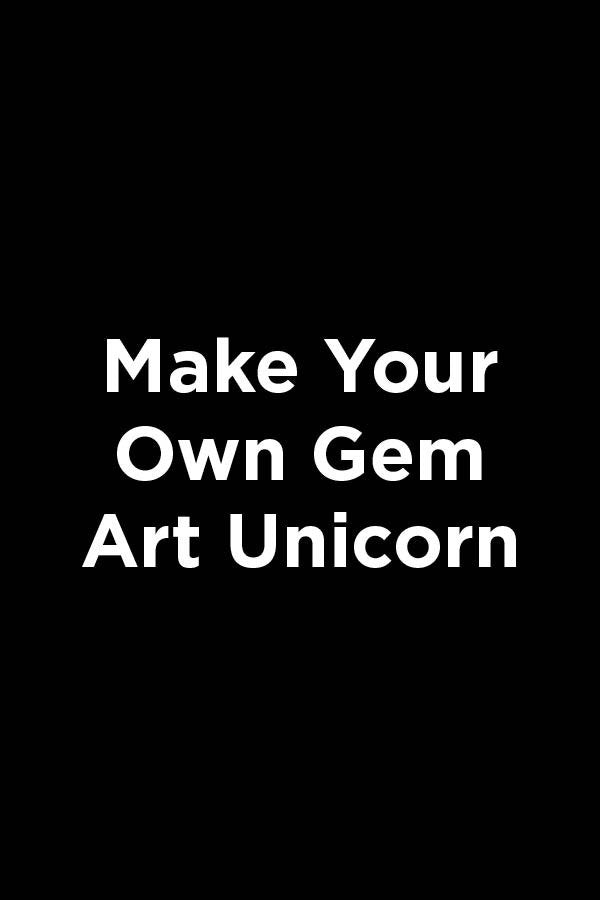 Make Your Own Gem Art Unicorn-Children’s / Teenage general interest: Practical interests-買書書 BuyBookBook