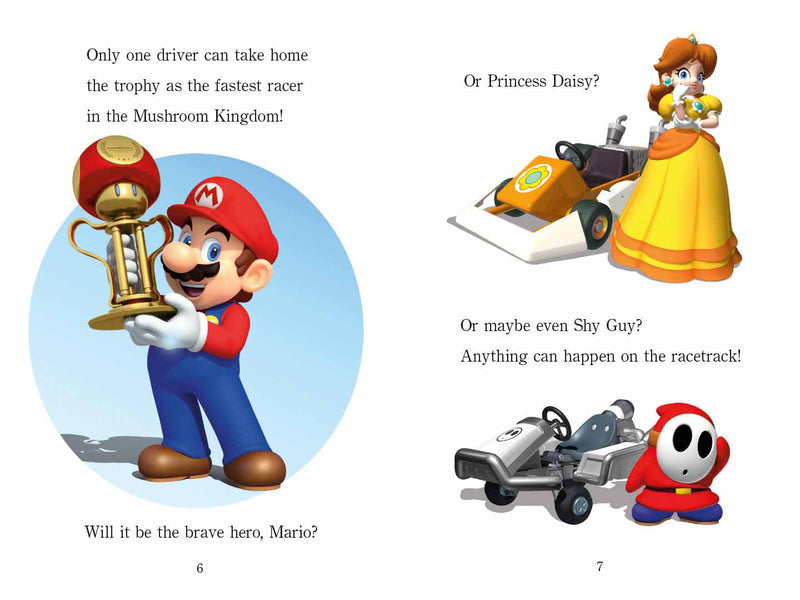 Mario Kart: Off to the Races! (Nintendo)(Super Mario Bro.)(Step into Reading L3)-Fiction: 橋樑章節 Early Readers-買書書 BuyBookBook