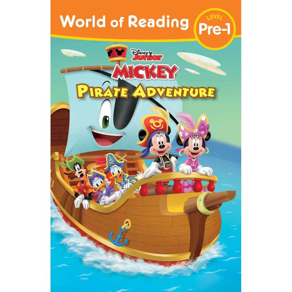 Mickey Mouse Funhouse, World of Reading - Pirate Adventure (Level Pre-1)-Fiction: 橋樑章節 Early Readers-買書書 BuyBookBook
