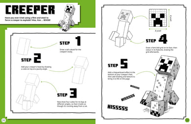 Minecraft How to Draw-Nonfiction: 興趣遊戲 Hobby and Interest-買書書 BuyBookBook