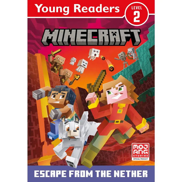Minecraft Young Readers - Escape from the Nether!-Fiction: 歷險科幻 Adventure & Science Fiction-買書書 BuyBookBook