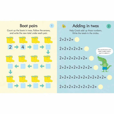 Multiplying Practice Pad 6-7 Usborne