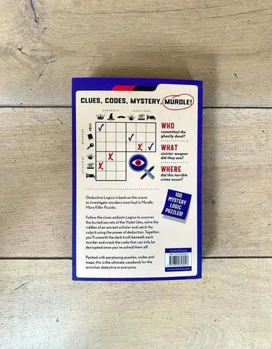Murdle: More Killer Puzzles 100 Fiendishly Foul Murder Mystery Logic Puzzles (Murdle Puzzle Series) (G.T Karber)-Activity: 益智解謎 Puzzle & Quiz-買書書 BuyBookBook