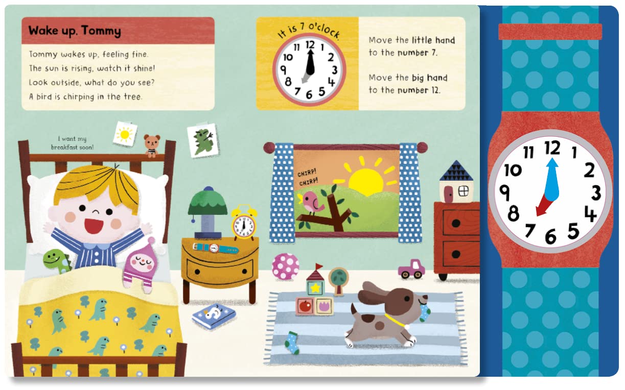 My First Clock Book: Learn to Tell the Time (Campbell Books)-Nonfiction: 學前基礎 Preschool Basics-買書書 BuyBookBook
