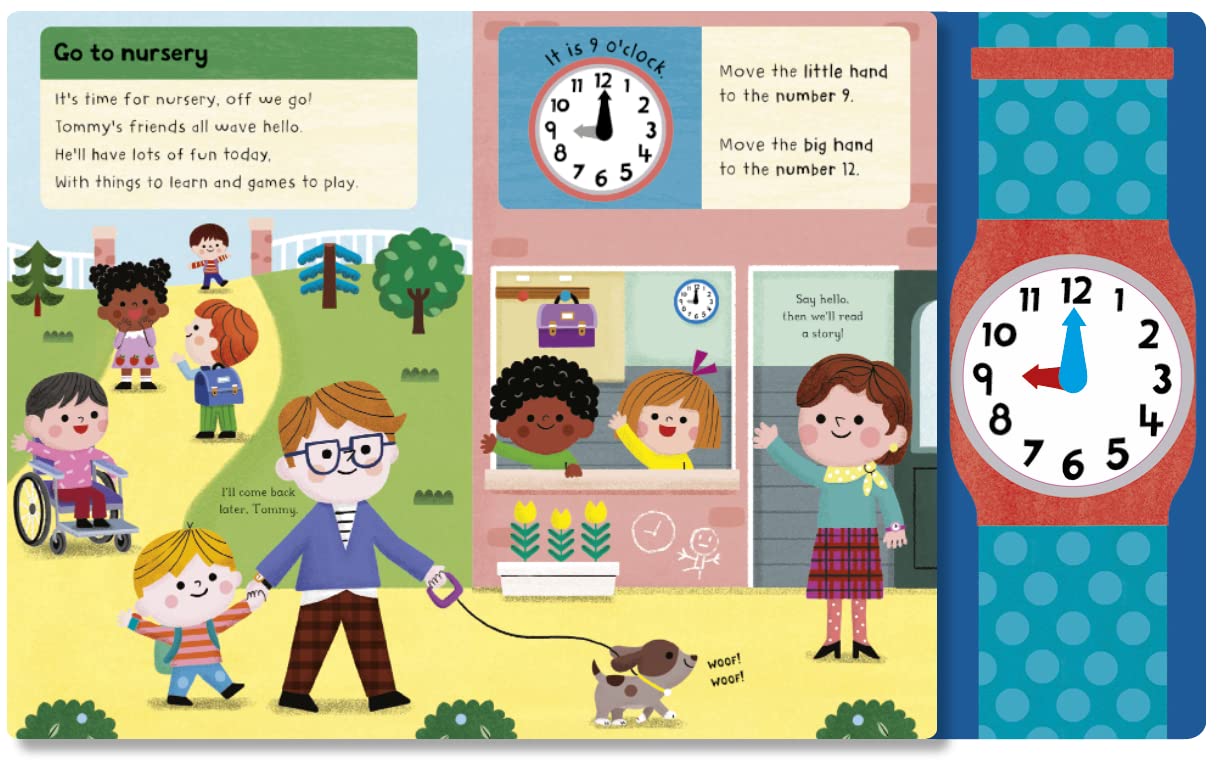 My First Clock Book: Learn to Tell the Time (Campbell Books)-Nonfiction: 學前基礎 Preschool Basics-買書書 BuyBookBook
